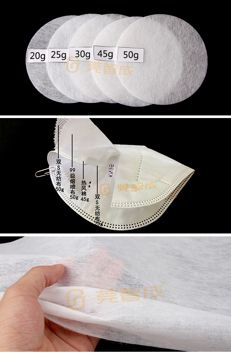 口罩熱風棉源頭工廠，支持各種規格定制