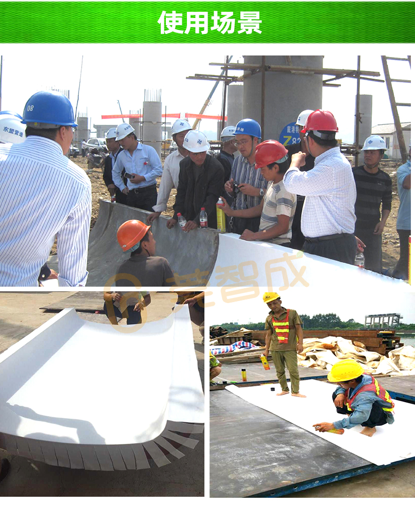  模板布可用于高鐵無軌匝道、橋梁、橋墩、碼頭、水壩、地下工程等
