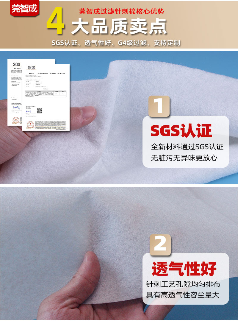 過濾針刺棉-4大產(chǎn)品優(yōu)勢(shì)