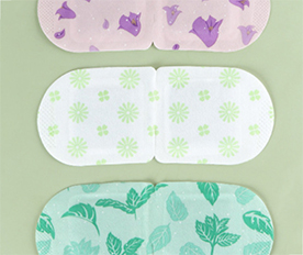 印花水刺無(wú)紡布用于眼罩