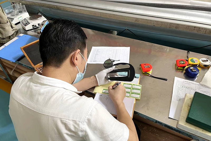 針刺棉測量工具校正