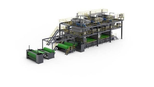 萊芬5型紡粘非織造布生產線在佛山市九江鎮實現商業化運營